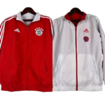 2023-2024 Bayern Munich Reversible Windbreaker （Red-white）Soccer Jersey 1:1 Thai Quality
