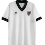 1984/87 England Retro Soccer Jersey Home Replica