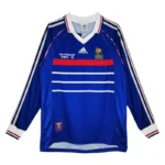 1998 France Retro Jersey Long Sleeve World Cup