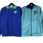 23-24 Barcelona Reversible Windbreaker Blue Soccer Jersey 1:1 Thai Quality