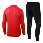 25-26 Arsenal Red Training Kits Long Football Tracksuits