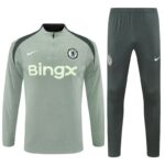 Chelsea Authentic Training Kit (sweatshirt+Pants) Light Green 2025-26 Player Version
