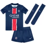 Kids PSG Home Jersey Full Kits(Jersey+Shorts+Socks) 2024-25