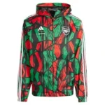 24-25 Arsenal Red&Green Windbreaker Jacket Football
