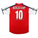 00-01 Arsenal Bergkamp #10 Retro Jersey Home