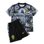 2024 Brazil Christ the Redeemer Special Kids Kit Football Jersey