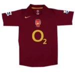 05-06 Arsenal Henry #14 Bergkamp #10 Pires #7 FABREGAS #15 Retro Jersey Home