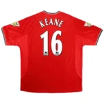 2000/02 Manchester United KEANE #16 Retro Jersey Home