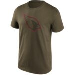 Arizona Cardinals Khaki Colour Pop Graphic T-Shirt - Mens
