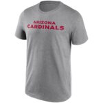Arizona Cardinals Neutral Colour Wordmark T-Shirt - Mens - Big & Tall