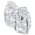 Arizona Cardinals Nike 2024 Salute to Service Club Fleece Hoodie - Mens