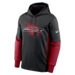 Arizona Cardinals Nike Therma Colour Block Hoodie - Mens