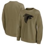 Atlanta Falcons Mono Logo Graphic Oversized Crew Sweatshirt - Womens
