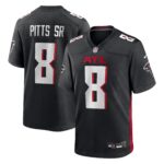 Atlanta Falcons Nike Home Game Jersey - Black - Kyle Pitts Sr. - Youth