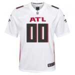 Atlanta Falcons Nike Road Game Jersey - White - Custom - Youth