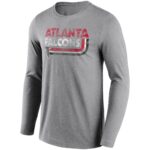 Atlanta Falcons On The Ropes Long Sleeve T-Shirt - Mens