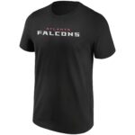 Atlanta Falcons Primary Colour Wordmark T-Shirt - Mens - Big & Tall