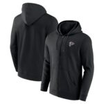 Atlanta Falcons Primary Logo Full Zip Hoodie - Mens