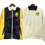 2024 Dortmund Trench Coat Reversible Windbreaker Double-Sides Jacket Sport