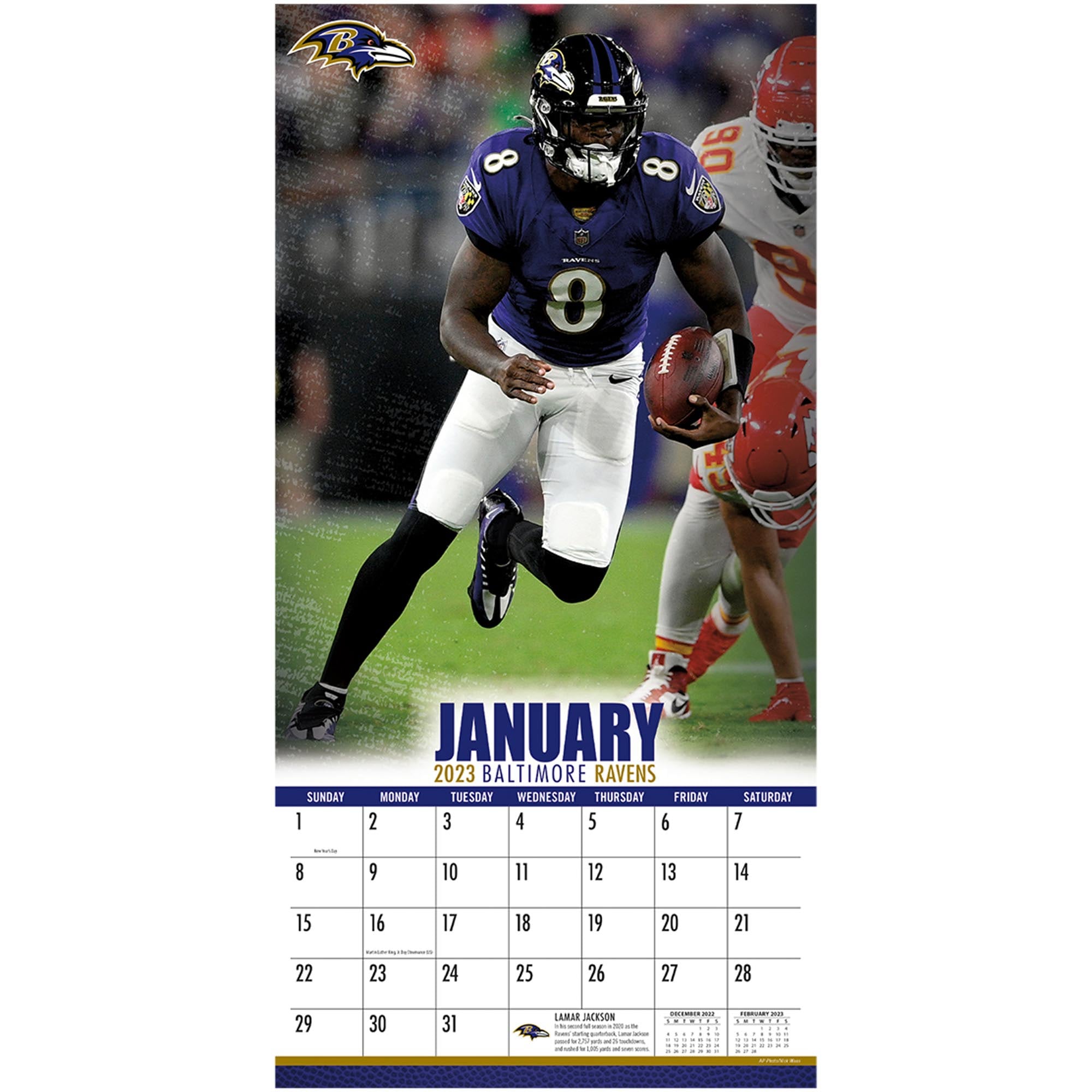 baltimore-ravens-2023-wall-calendar-12-x-12-inch_ss4_p-13329099-pv-1-u-joc3wuunoephximiyhu-v-a97adeb47fad4cd3a1252cc762d73fc6.jpeg Baltimore Ravens 2023 Wall Calendar - 12 x 12 Inch - Image 1