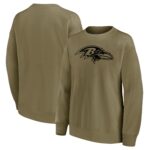 Baltimore Ravens Mono Logo Graphic Oversized Crew Sweatshirt - Womens