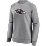 Baltimore Ravens Neutral Colour Logo Crew Sweatshirt - Womens
