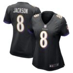 Baltimore Ravens Nike Game Alternate Jersey - Black - Lamar Jackson - Womens