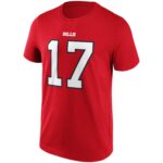 Buffalo Bills Alternate Name & Number T-Shirt - Josh Allen - Mens
