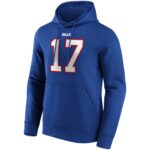 Buffalo Bills Home Name & Number Hoodie - Josh Allen - Mens