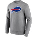Buffalo Bills Neutral Colour Logo Crew Sweatshirt - Mens - Big & Tall