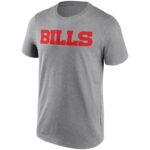Buffalo Bills Neutral Colour Wordmark T-Shirt - Mens - Big & Tall