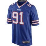 Buffalo Bills Nike Home Game Jersey - Royal - Ed Oliver - Mens