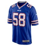 Buffalo Bills Nike Home Game Jersey - Royal - Matt Milano - Mens