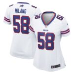 Buffalo Bills Nike Road Game Jersey - White - Matt Milano - Womens