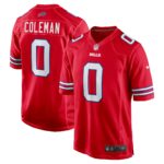 Buffalo Bills Nike Secondary Alternate Game Jersey - Red - Keon Coleman - Mens