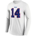 Buffalo Bills Road Name & Number Long Sleeve T-Shirt - Stefon Diggs - Mens