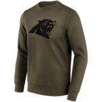 Carolina Panthers Fashion Preferred Logo Crew Sweatshirt - Mens