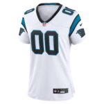 Carolina Panthers Nike Road Game Jersey - White - Custom - Womens