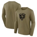 Chicago Bears Mono Logo Graphic Long Sleeve T-Shirt - Mens