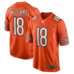 Chicago Bears Nike Game Alternate Jersey - NFL 2024 Draft First Round Pick - Orange - Caleb Williams - Mens