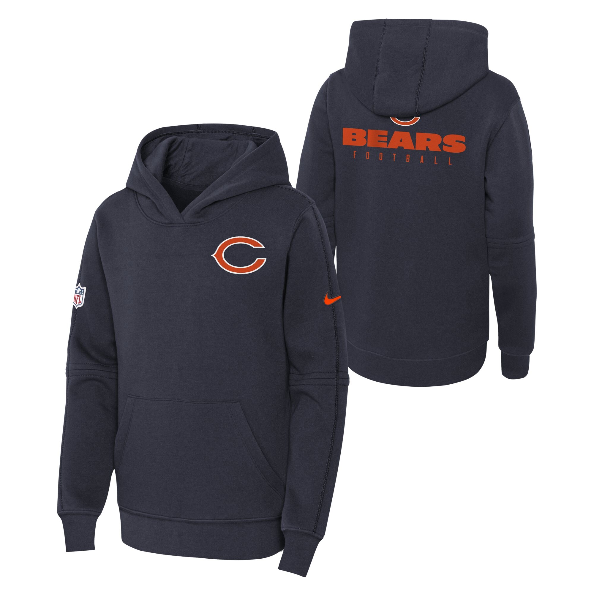 chicago-bears-nike-sideline-hoodie-youth_ss5_p-13369468-pv-1-u-ldmmjjigw9xulbvinoc9-v-iaode5lmebqllaiynan5.jpg Chicago Bears Nike Sideline Hoodie -Navy - Youth - Image 1