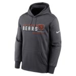 Chicago Bears Nike Therma Pullover Hoodie - Mens