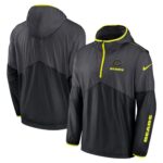 Chicago Bears Nike VOLT Woven Half Zip Jacket - Mens
