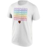 Chicago Bears Pride Graphic T-Shirt - White - Mens