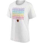 Chicago Bears Pride Graphic T-Shirt - White - Womens