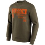 Cincinnati Bengals Fashion Name & Number Crew Sweatshirt - Joe Burrow - Mens