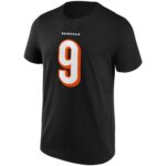 Cincinnati Bengals Home Name & Number T-Shirt - Joe Burrow - Mens