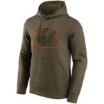 Cincinnati Bengals Khaki Colour Pop Graphic Hoodie - Mens
