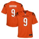 Cincinnati Bengals Nike Alternate Jersey - Orange - Joe Burrow - Youth