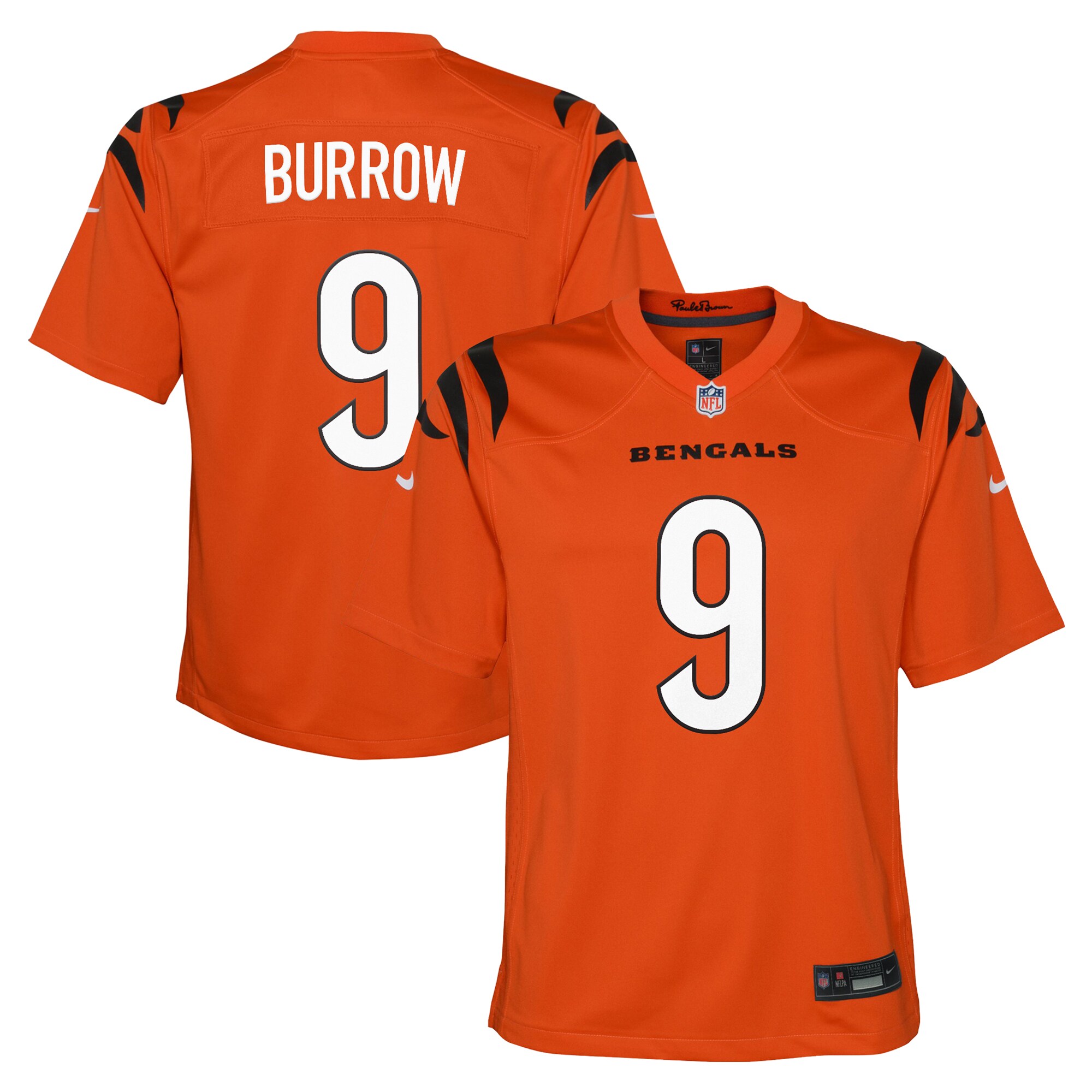 cincinnati-bengals-nike-alternate-jersey-orange-joe-burrow-youth_ss5_p-202595660-pv-1-u-ocry2rouohpjbesgw4oe-v-ftzhyig7uoznl2mgadgz.jpg Cincinnati Bengals Nike Alternate Jersey - Orange - Joe Burrow - Youth - Image 1